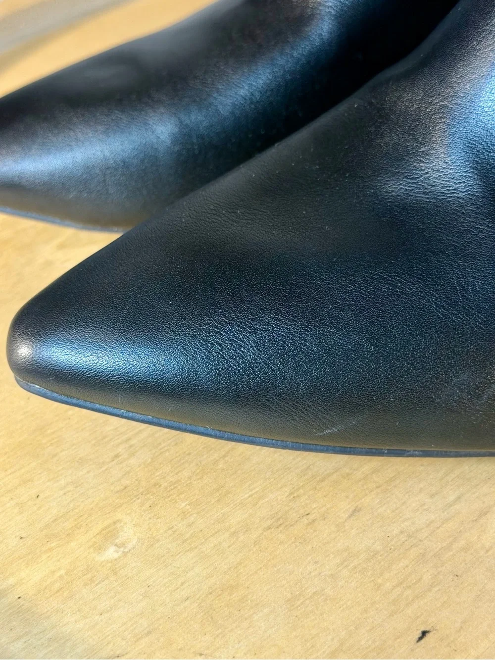 Women's Black Pointed Toe Ankle Boots